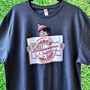 Fruit Of The Loom Vintage T-Short WHERE'S WALDO